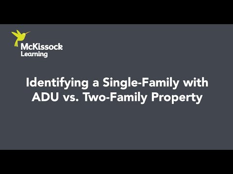 Single-Family Home with an ADU vs. Two-Family Property: What Every Appraiser Should Know