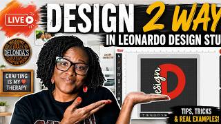Leonardo Design Studio Live: 2 Ways to Make Knockout Designs
