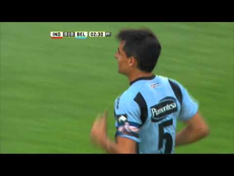 Farré rompió el travesaño ¡dos veces!. Independiente 0 - Belgrano 0. Fecha 1. Primera División 2016