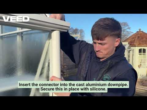 Greenhouse People YouTube video for Downpipes for Robinsons Victorian greenhouse