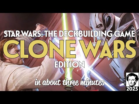 Star wars deck building game clone wars in about 3 minutes - board game review