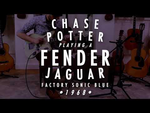 SOUND CHECK // Chase Potter plays a 1968 Fender Factory Sonic Blue Jaguar