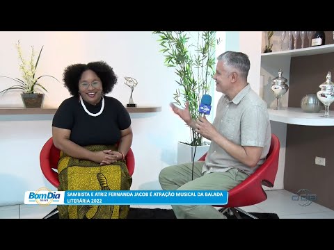 Sambista e atriz Fernanda Jacob é atração musical da Balada Literária 11 11 2022