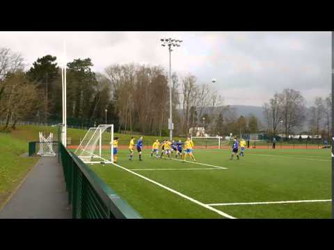 Aquinas FC/under 18s 1998s/Darragh Doc corner headed off bar