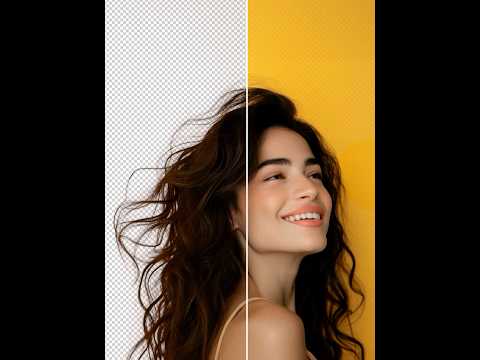 Photoshop Tips  2025 - One of the ways I often use to remove hair background #ducthangds