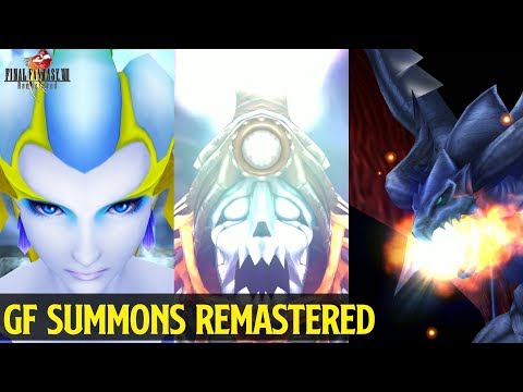 Final Fantasy VIII Remastered - GF Summons 2019 [4k]