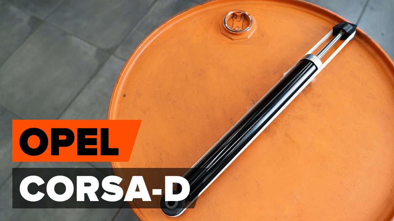 Come cambiare ammortizzatori della parte posteriore su Opel Corsa D - Guida alla sostituzione