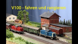 3x Oberfranken (22) - V100 - Fahren und Rangieren