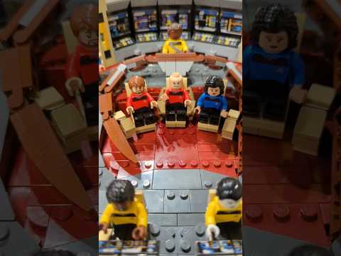 LEGO USS Enterprise D Bridge by ky-e bricks, adapted by Moira Bushell #shorts