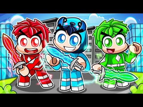 Having a Power Rangers Family in Roblox!