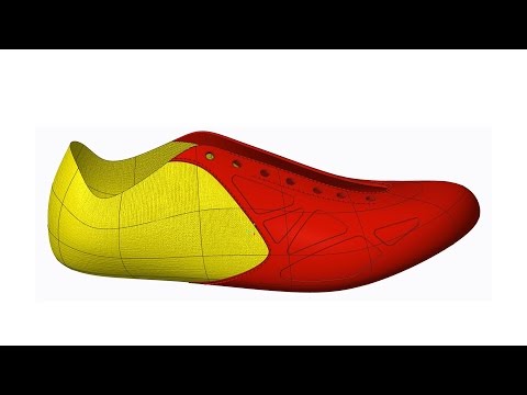 Creo Shoe Tutorial 3 - Overall Shape with Freestyle