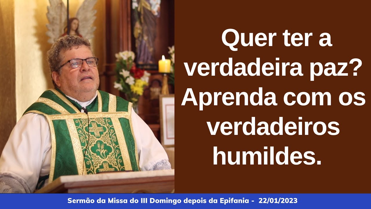 Quer ter a verdadeira paz? Aprenda com os verdadeiros humildes.