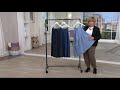 Denim Co Pull On Stretch Chambray Tiered Maxi Skirt On QVC