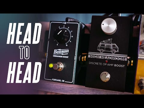 BENSON Germanium Boost vs. MILKMAN Pop Top Boost