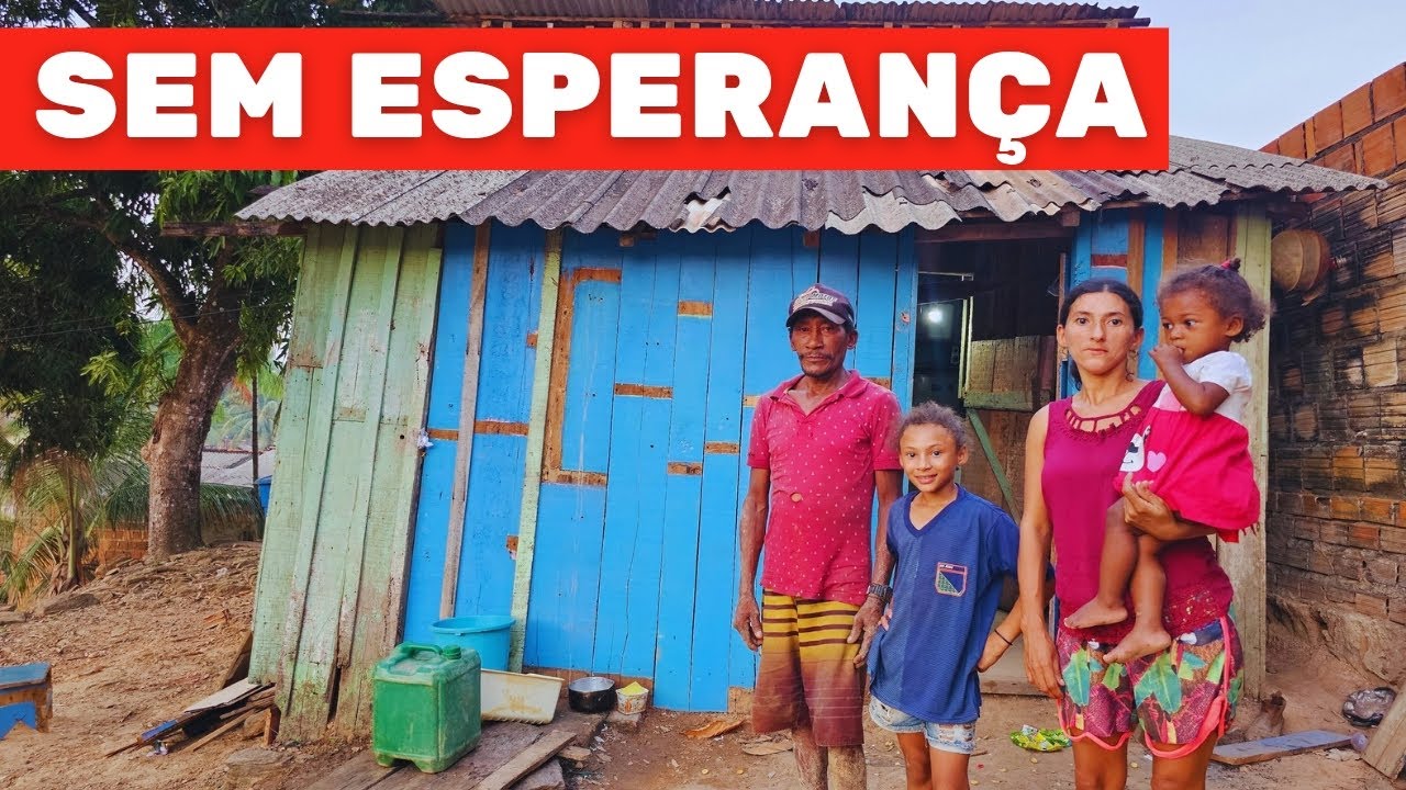 SEM ÁGUA E SEM COMIDA, FAMÍLIA SOFRE AO DEIXAR ROÇA PRA VIVER NA CIDADE💔