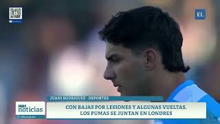 CON BAJAS POR LESIONES Y ALGUNAS VUELTAS, LOS PUMAS SE JUNTAN EN LONDRES