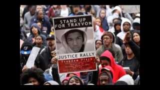 Memorial Tribute.  Protesting The Killing of Trayvon Martin.