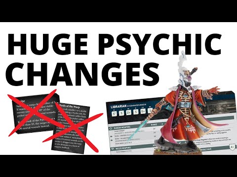 10th Edition Psychic Phase Changes are BIG - Much is Gone, Datasheets Revealed...