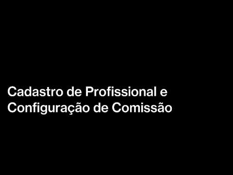 Cadastro de Comissão de Profissional