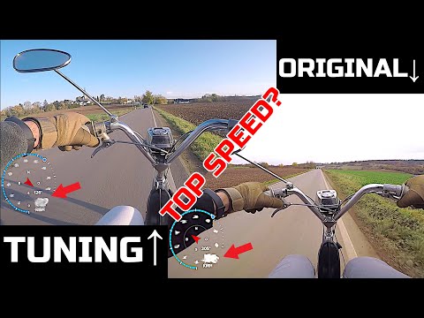 TUNING Auspuff auf komplett ORIGINALEM Mofa.... Was bringt das? | Moped Factory
