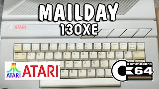 MAILDAY - Atari 130XE and Commodore 64 - Computer, Cartridges and Disk