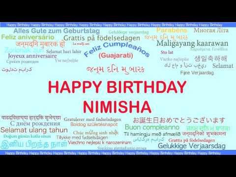 Nimisha   Languages Idiomas - Happy Birthday