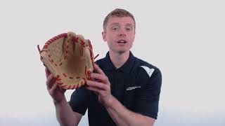 Video thumbnail: Nokona Alpha Select 9" Youth Glove: S-50C