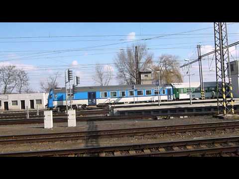 ČD 162.011 - Příjezd vlaku R 885 - Kolín, 16.3.2013