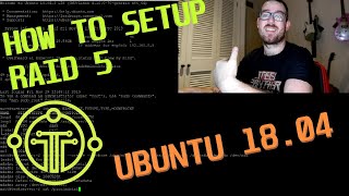 Setup a RAID5 Array on Ubuntu Server 18.04