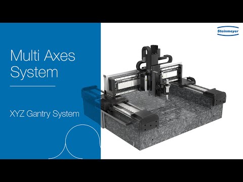 Multi Axes System / XYZ Gantry System für 3D Automatisierung / 700 x 700 x 200 mm