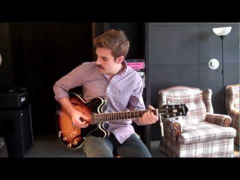 Joseph Barrios demos the Epiphone Elitest while performing his song,"Violet"!