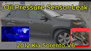 Replace leaking oil pressure sensor on 2012 Kia Sorento V6