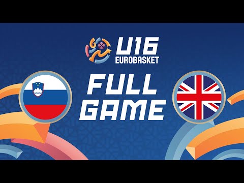 Group Phase | Slovenia v Great Britain | Full Basketball Game | FIBA U16 Women's EuroBasket 2025