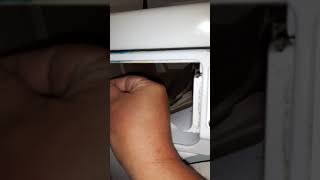 How to open top lid of Maytag Front Load commercial washer