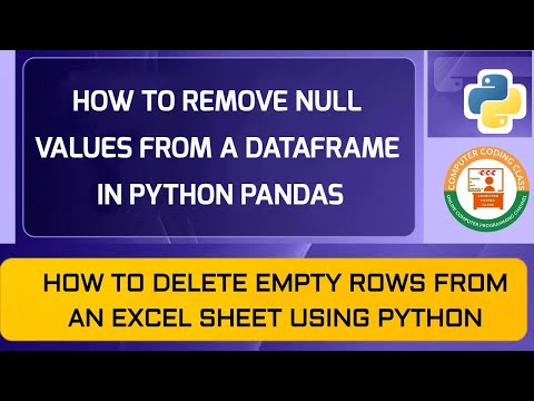 How To Remove Null Values From Dataframe In Python Remove Empty Rows From Dataframe In Python