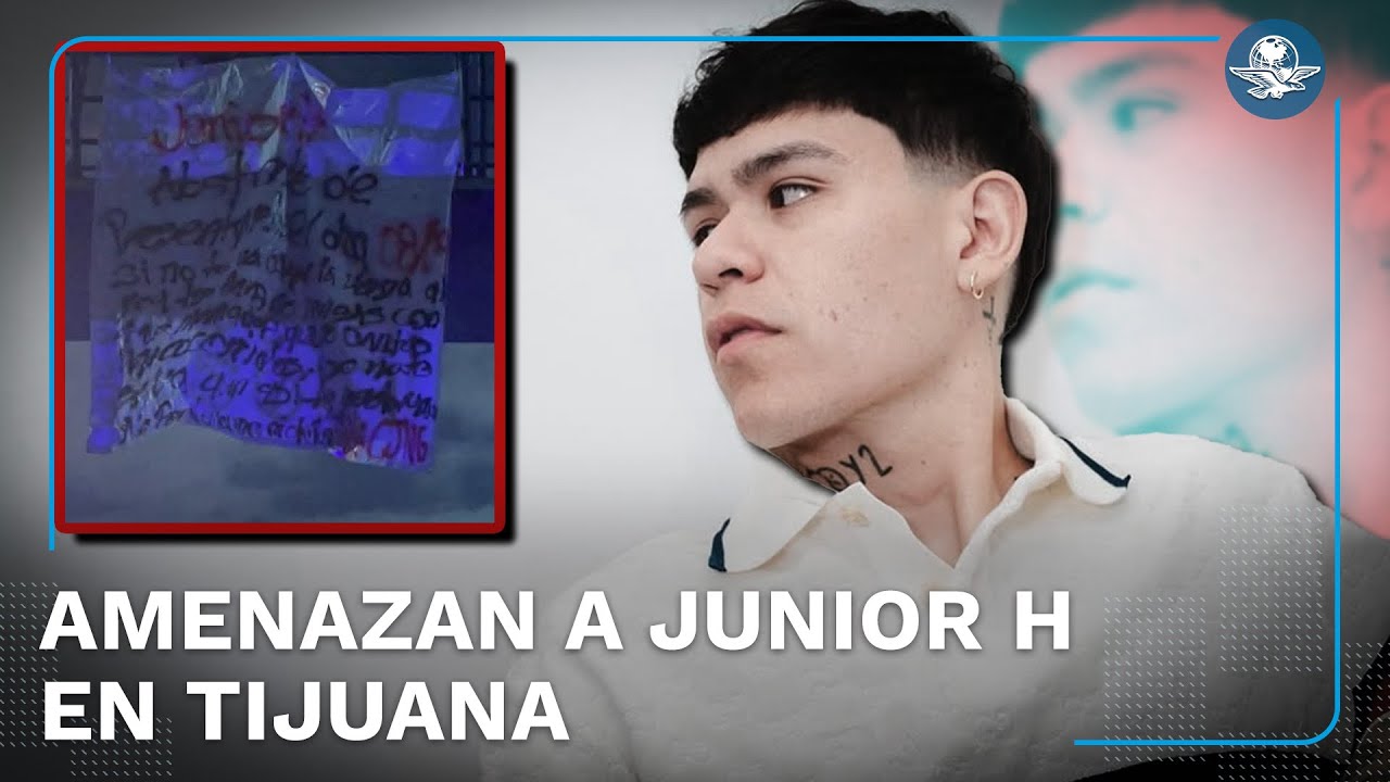 Con narcomanta, amenazan a Junior H en Tijuana