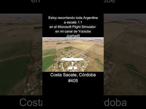 Comenten por donde quieren que pase 🇦🇷 #costasacate #cordoba #argentina #microsoftflightsimulator