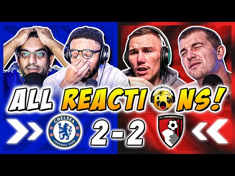 Chelsea Fans GUTTED 🤣 Reactions to Chelsea 2-2 Bournemouth | Premier League Fan Reactions