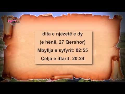 22. Kalendari i Ramazanit 2016 - Dita e njëzetë e dy, e hënë, 27 Qershor