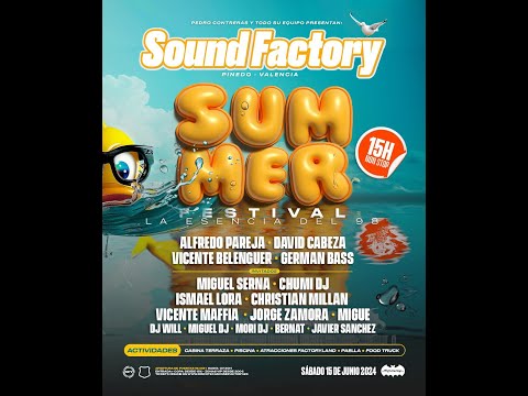 SOUND FACTORY Live! Summer Festival (15-06-2024) Vicente Belenguer & Alfredo Pareja
