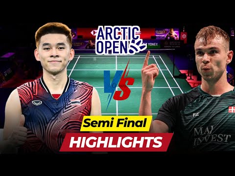 (MS SF) Kunlavut Vitidsarn vs Rasmus Gemke | Men’s Singles Semi Final Highlights | Arctic Open 2025
