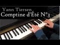 Yann Tiersen - Comptine d'Été N°3 -- Piano