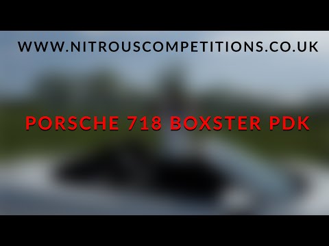 PORSCHE 718 BOXSTER PDK. 2020 PLATE | NITROUS COMPETITIONS