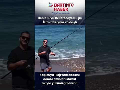 Deniz Suyu 15 Dereceye Düştü İstavrit Kıyıya Yaklaştı #bartın #haber #deniz #news