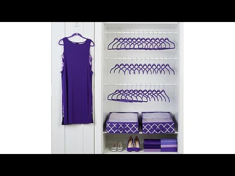 JOY 50pc Huggable Hangers w/UndertheBed Storage and More...