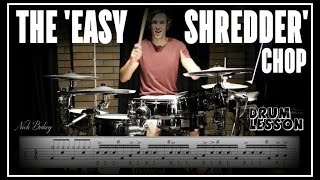 The 'Easy Shredder' Gospel Chop - Drum Lesson by Nick Bukey