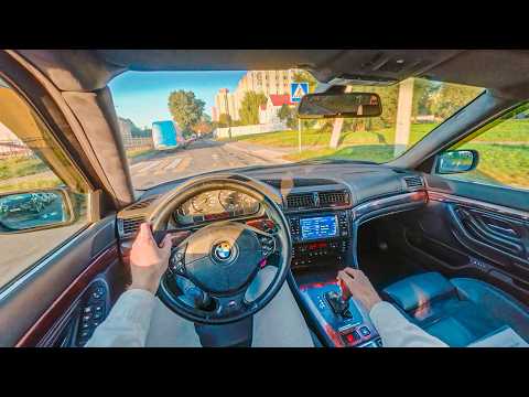 Thumbnail for Test-Drive on a BMW 7 Series E38 (1998) 4.4 (286 hp) - Old Premium Germany Car - POV Drive by BMW 7 Series (E38)