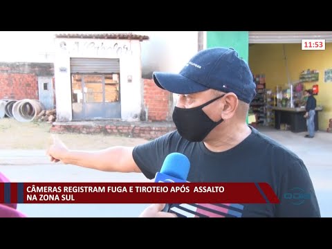 CaÌ‚meras registram fuga e tiroteio apoÌs assalto na zona sul 14 09 2021