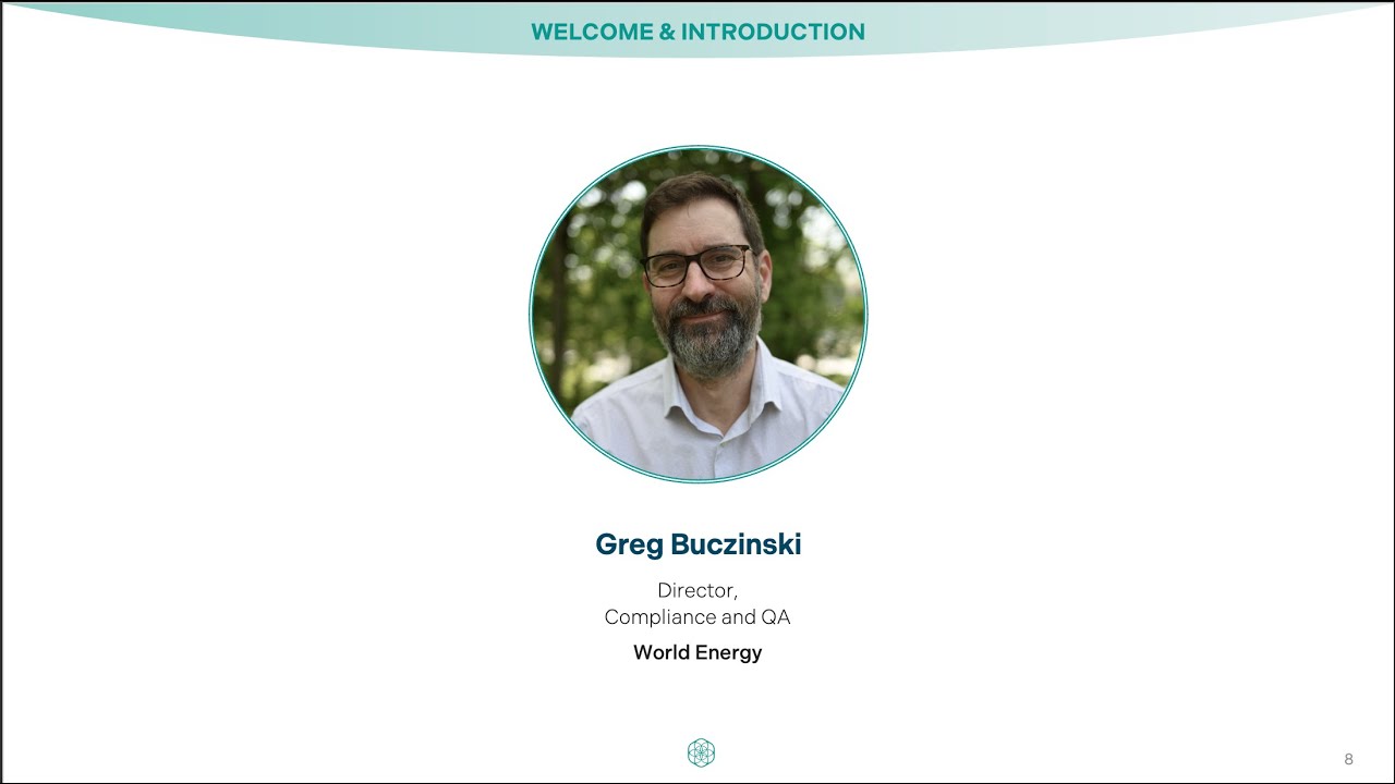 RSB Navigating RED III with Confidence: Greg Buczinski, Director, Compliance and QA, World Energy