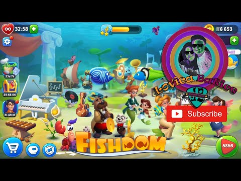 Fishdom Level 5851 - 5855 - Aquarium Music Room - World Art Works - Gameplay